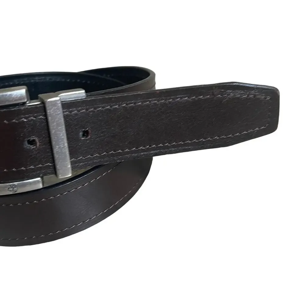 Timberland‎ Reversible Belt Dark Brown Black 32 INV3